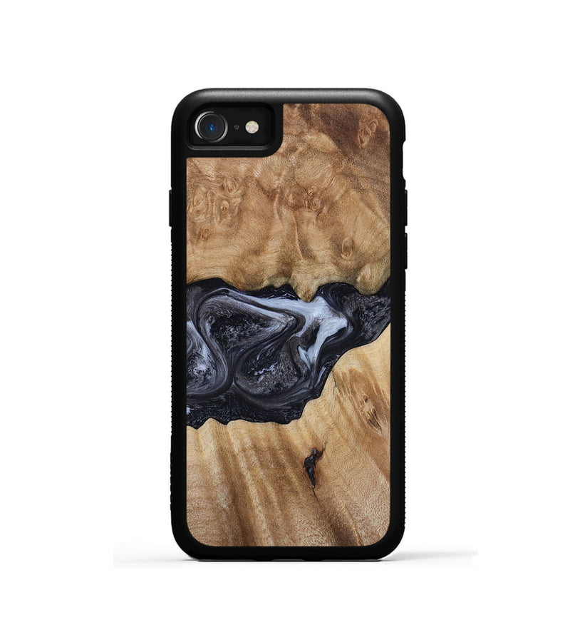 iPhone SE Wood Phone Case - Alexa (Black & White, 800399)