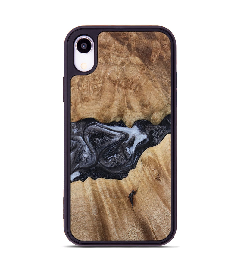 iPhone Xr Wood Phone Case - Alexa (Black & White, 800399)