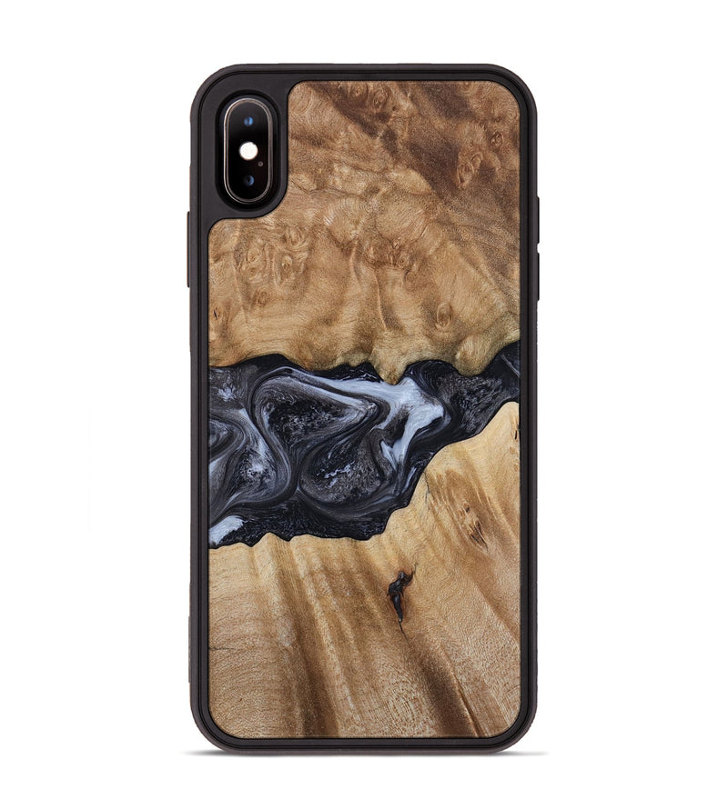 iPhone Xs Max Wood Phone Case - Alexa (Black & White, 800399)