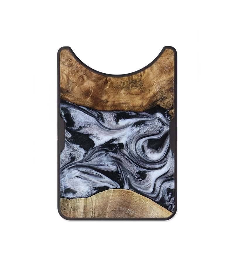 Alloy Wood Wallet - Aliana (Black & White, 800400)