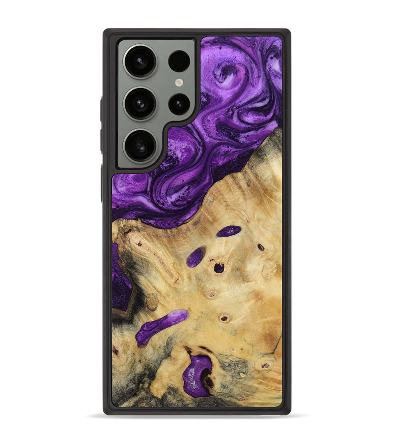 Galaxy S23 Ultra Wood Phone Case - Rufus (Purple, 800402)