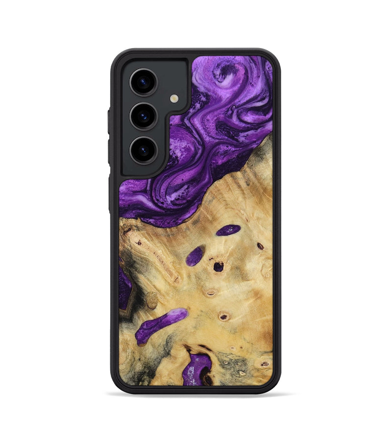 Galaxy S24 Wood Phone Case - Rufus (Purple, 800402)
