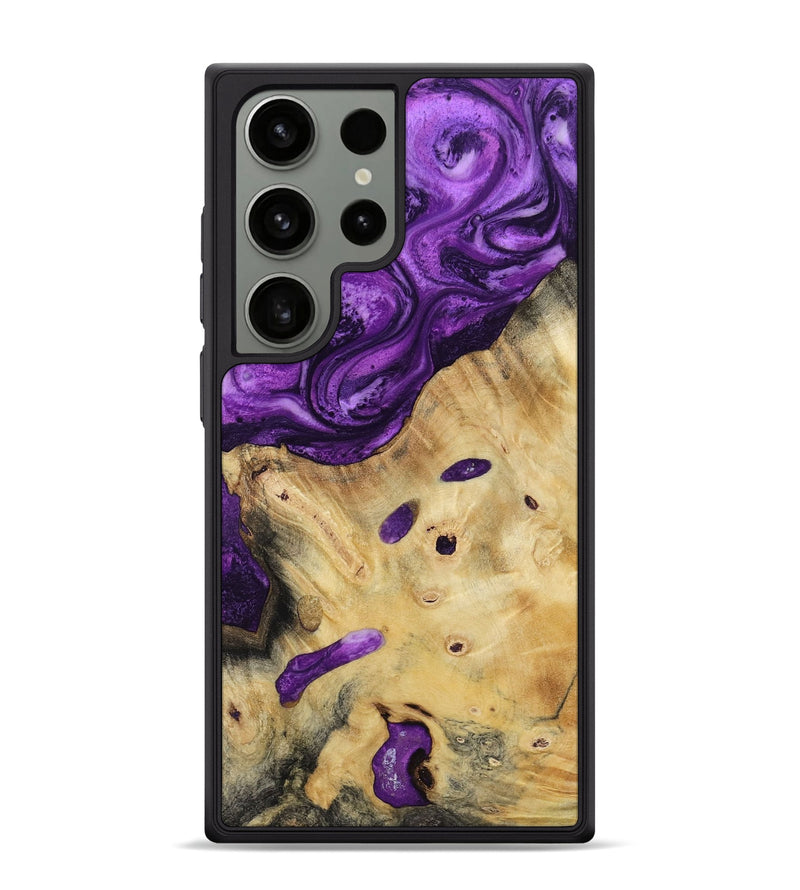 Galaxy S24 Ultra Wood Phone Case - Rufus (Purple, 800402)