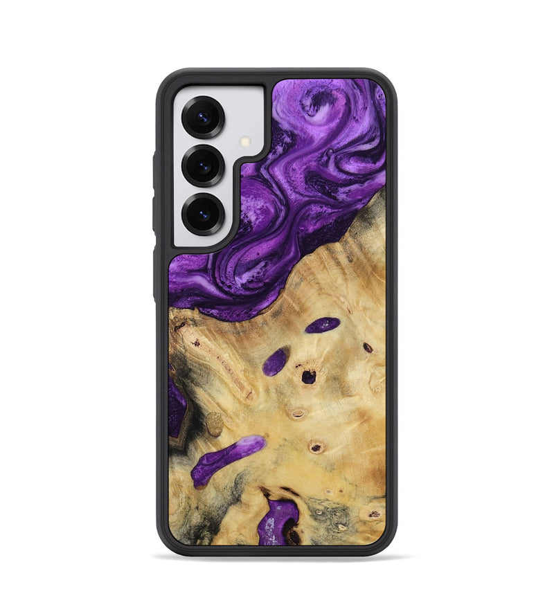 Galaxy S25 Wood Phone Case - Rufus (Purple, 800402)