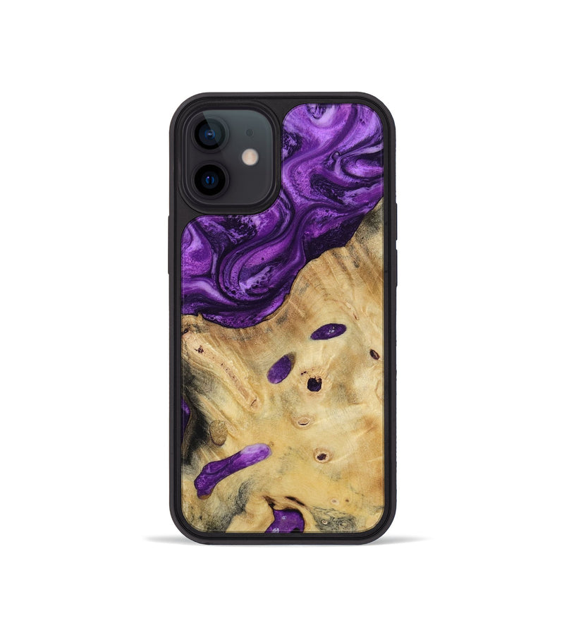 iPhone 12 mini Wood Phone Case - Rufus (Purple, 800402)