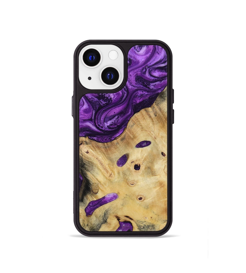 iPhone 13 mini Wood Phone Case - Rufus (Purple, 800402)