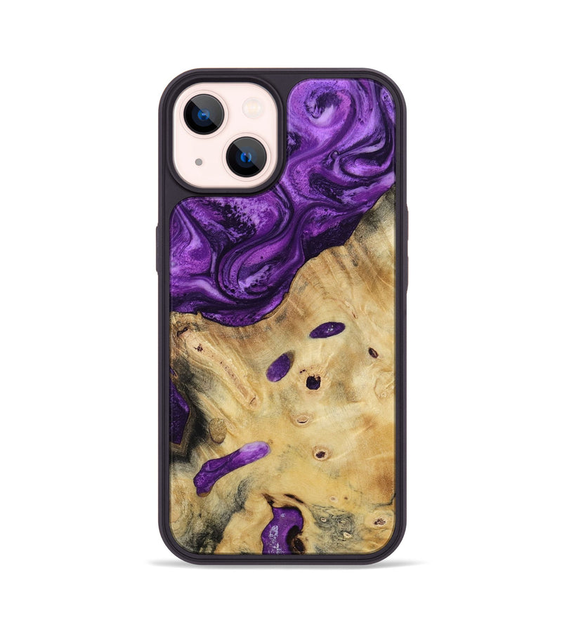 iPhone 14 Wood Phone Case - Rufus (Purple, 800402)
