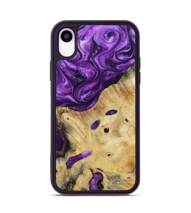 iPhone Xr Wood Phone Case - Rufus (Purple, 800402)