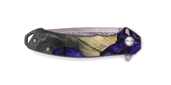 EDC Wood Pocket Knife - Nala (Purple, 800404)