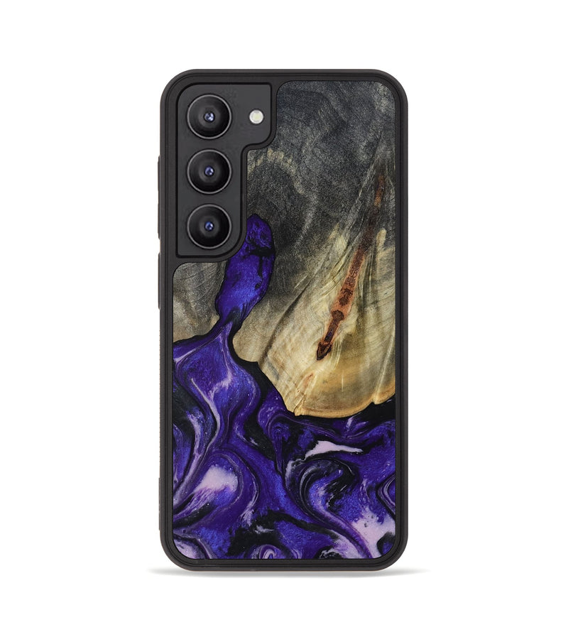 Galaxy S23 Wood Phone Case - Nala (Purple, 800404)