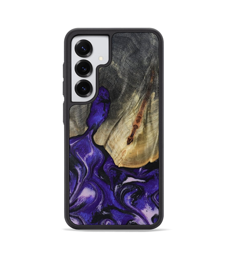 Galaxy S25 Wood Phone Case - Nala (Purple, 800404)