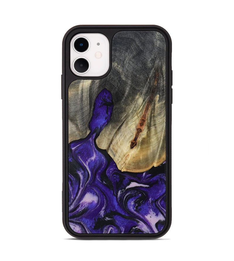 iPhone 11 Wood Phone Case - Nala (Purple, 800404)