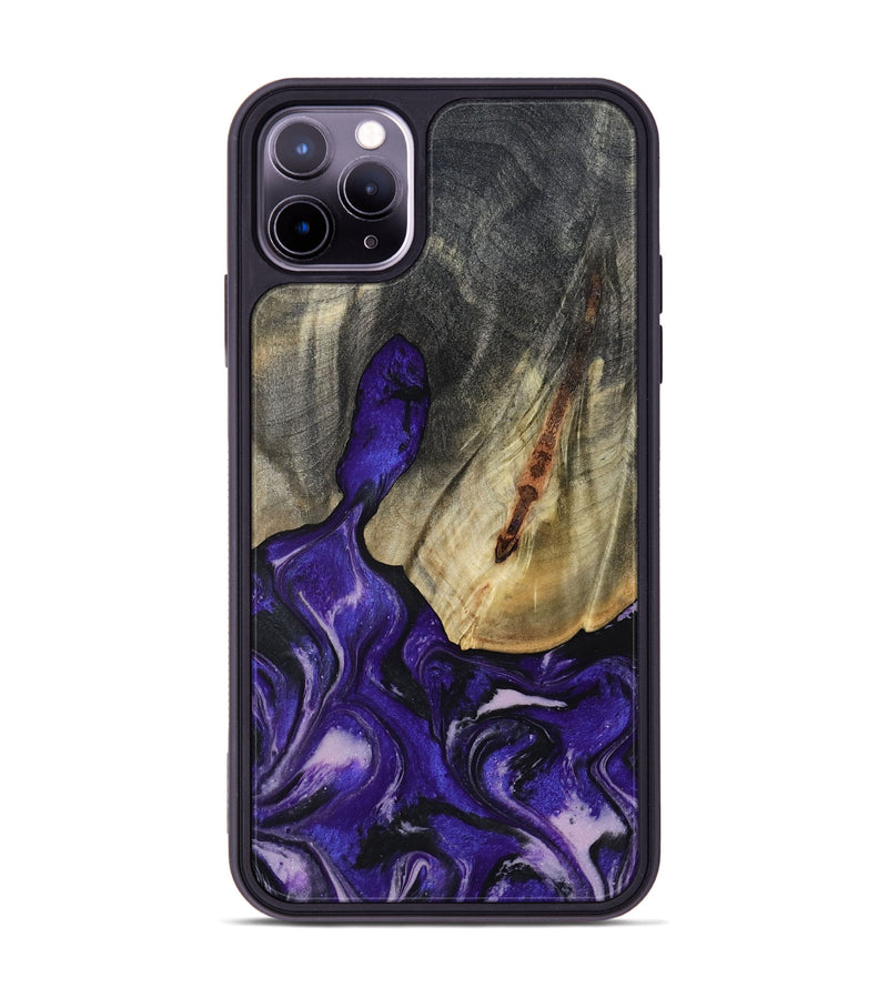 iPhone 11 Pro Max Wood Phone Case - Nala (Purple, 800404)