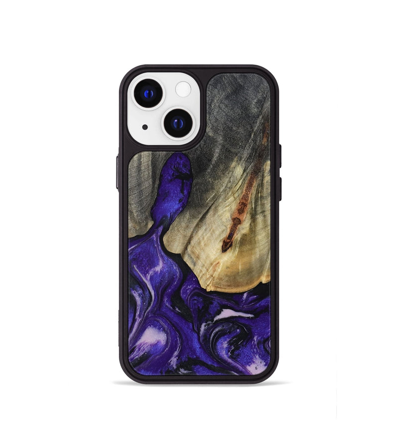 iPhone 13 mini Wood Phone Case - Nala (Purple, 800404)