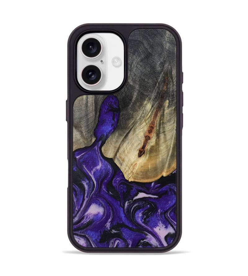 iPhone 17 Wood Phone Case - Nala (Purple, 800404)
