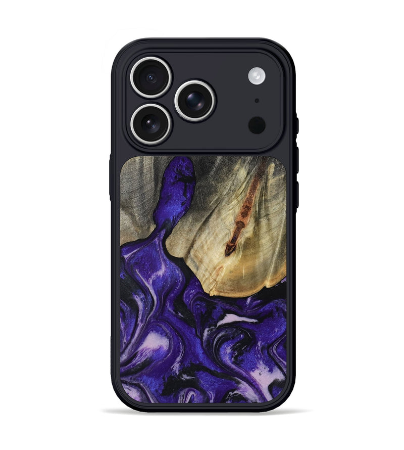 iPhone 17 Pro Wood Phone Case - Nala (Purple, 800404)