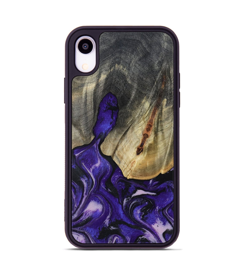 iPhone Xr Wood Phone Case - Nala (Purple, 800404)