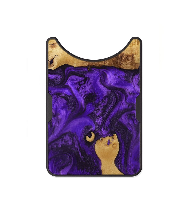 Alloy Wood Wallet - Chantal (Purple, 800409)