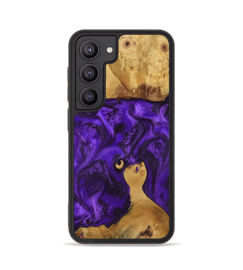 Galaxy S23 Wood Phone Case - Chantal (Purple, 800409)
