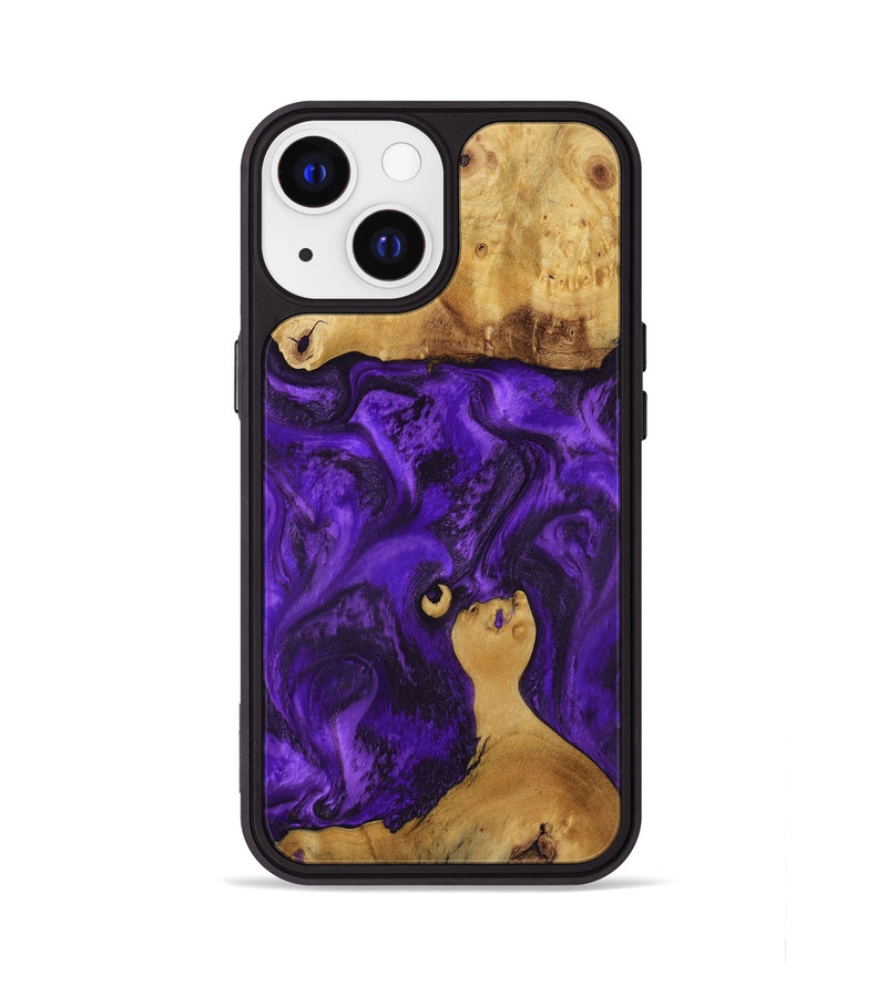 iPhone 13 Wood Phone Case - Chantal (Purple, 800409)