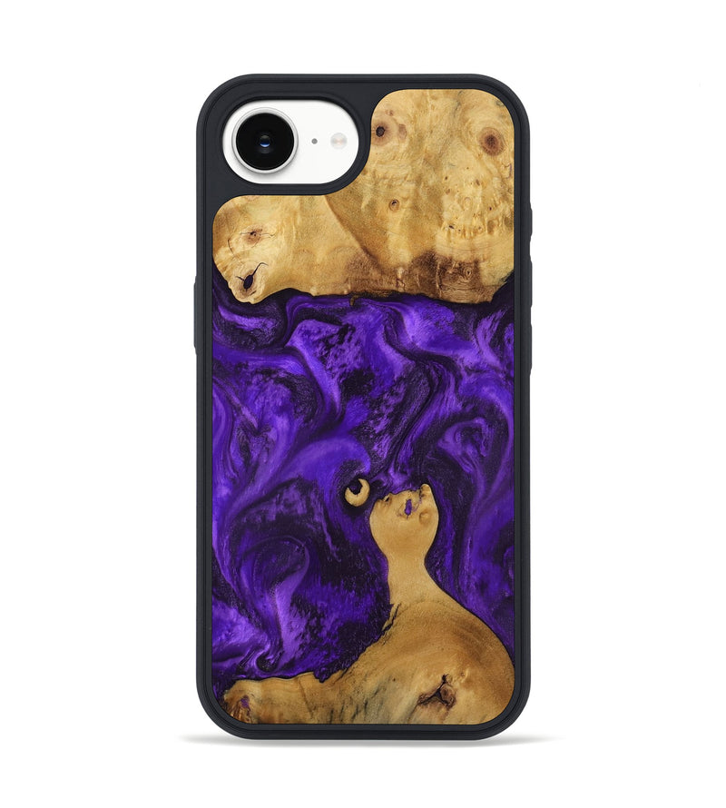 iPhone 16e Wood Phone Case - Chantal (Purple, 800409)