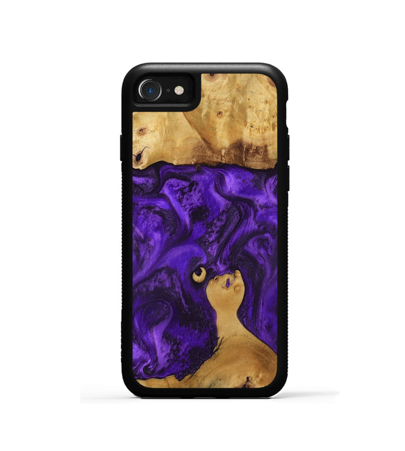 iPhone SE Wood Phone Case - Chantal (Purple, 800409)