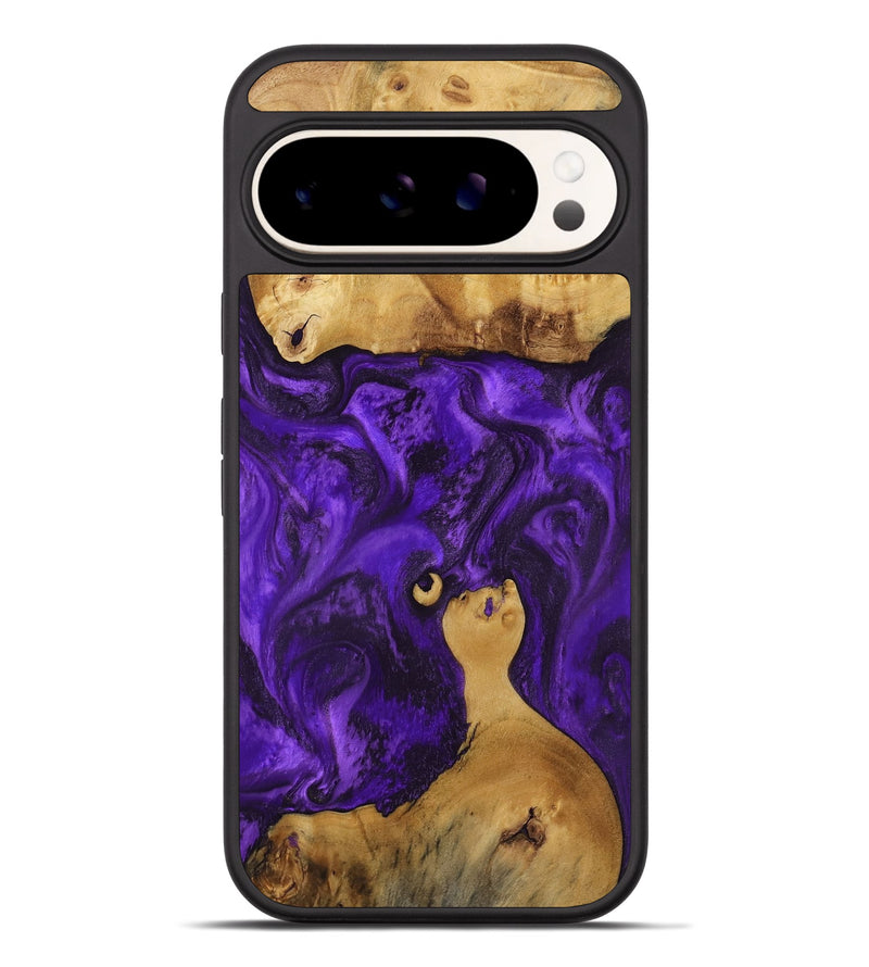 Pixel 9 Pro XL Wood Phone Case - Chantal (Purple, 800409)