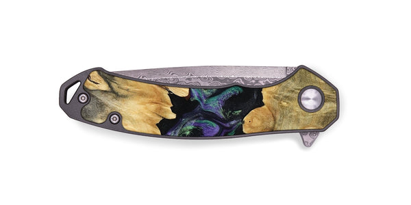 EDC Wood Pocket Knife - Lilia (Purple, 800412)