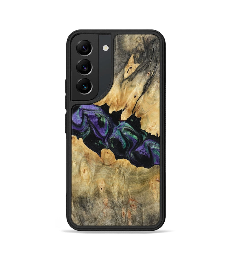 Galaxy S22 Wood Phone Case - Lilia (Purple, 800412)