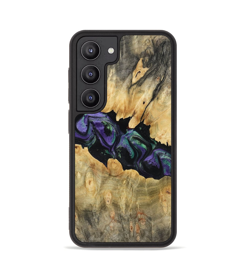 Galaxy S23 Wood Phone Case - Lilia (Purple, 800412)