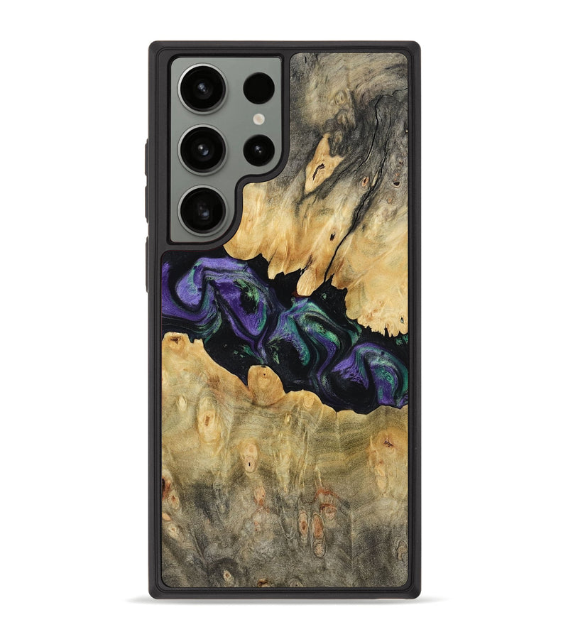 Galaxy S23 Ultra Wood Phone Case - Lilia (Purple, 800412)