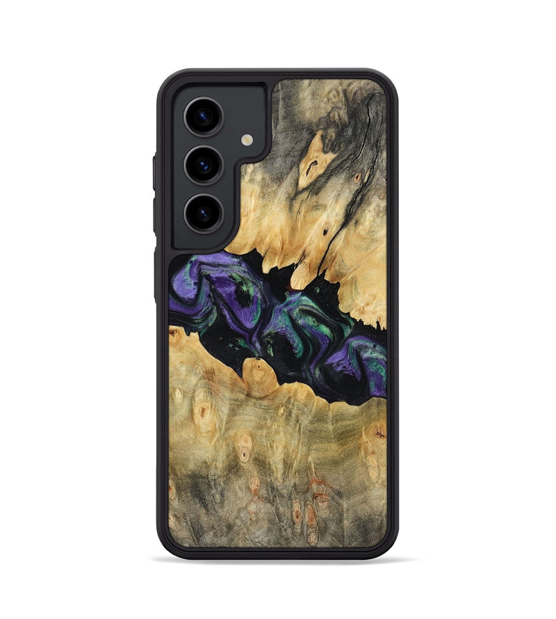 Galaxy S24 Wood Phone Case - Lilia (Purple, 800412)