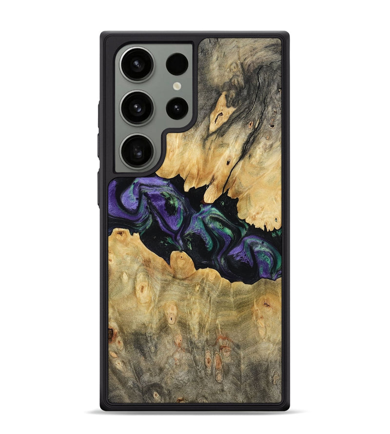 Galaxy S24 Ultra Wood Phone Case - Lilia (Purple, 800412)