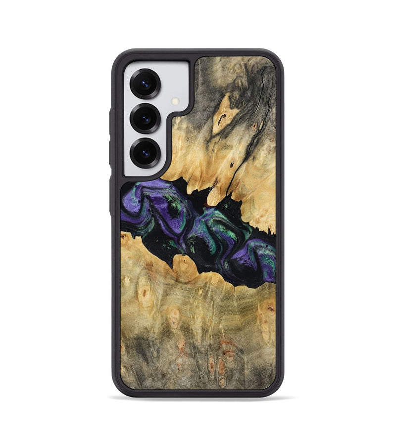 Galaxy S25 Wood Phone Case - Lilia (Purple, 800412)