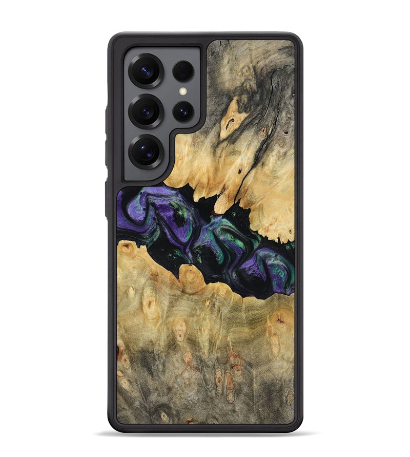 Galaxy S25 Ultra Wood Phone Case - Lilia (Purple, 800412)