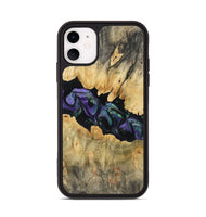 iPhone 11 Wood Phone Case - Lilia (Purple, 800412)