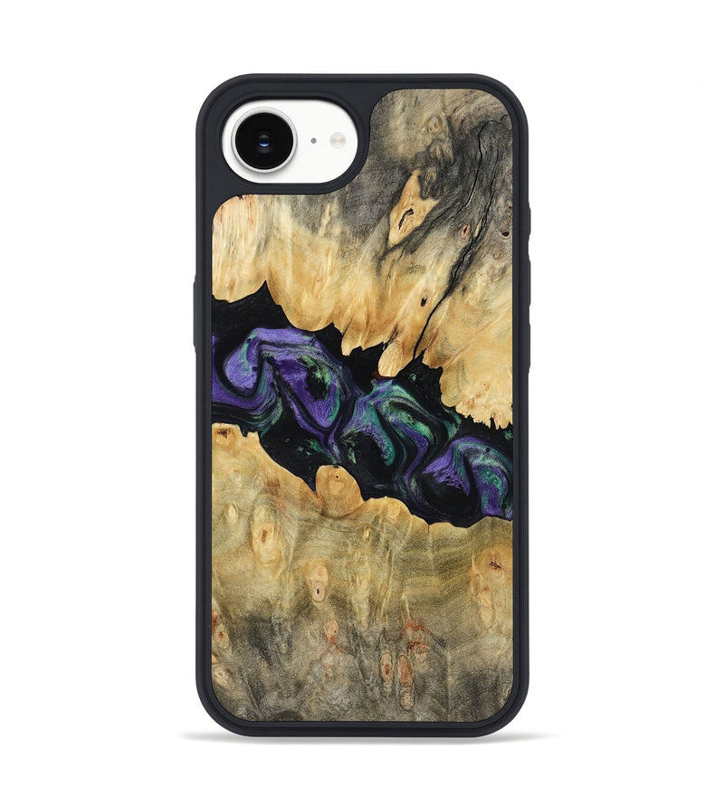 iPhone 16e Wood Phone Case - Lilia (Purple, 800412)