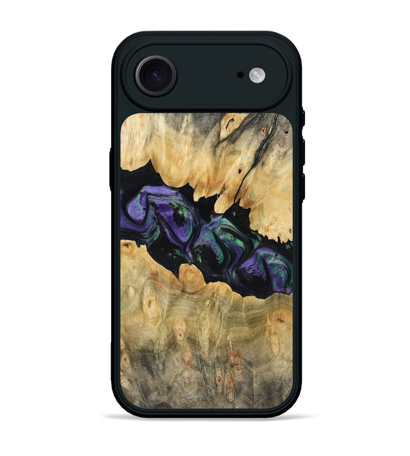 iPhone 17 Air Wood Phone Case - Lilia (Purple, 800412)