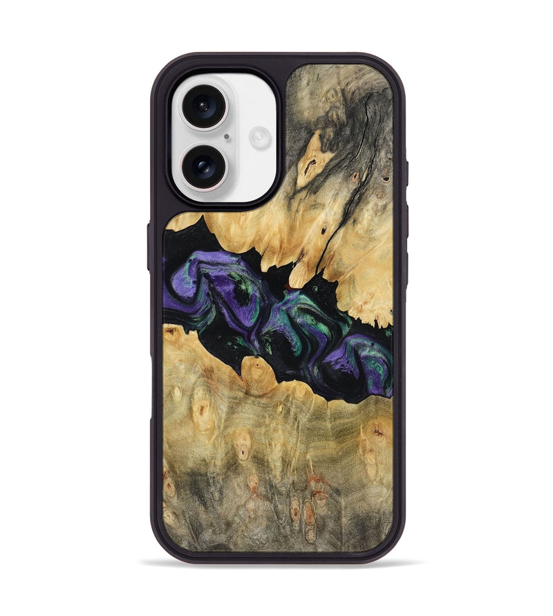 iPhone 17 Wood Phone Case - Lilia (Purple, 800412)