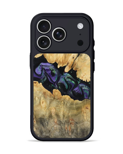 iPhone 17 Pro Wood Phone Case - Lilia (Purple, 800412)