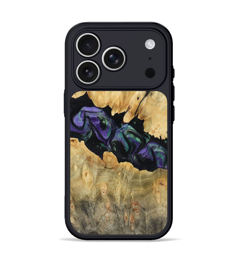 iPhone 17 Pro Wood Phone Case - Lilia (Purple, 800412)