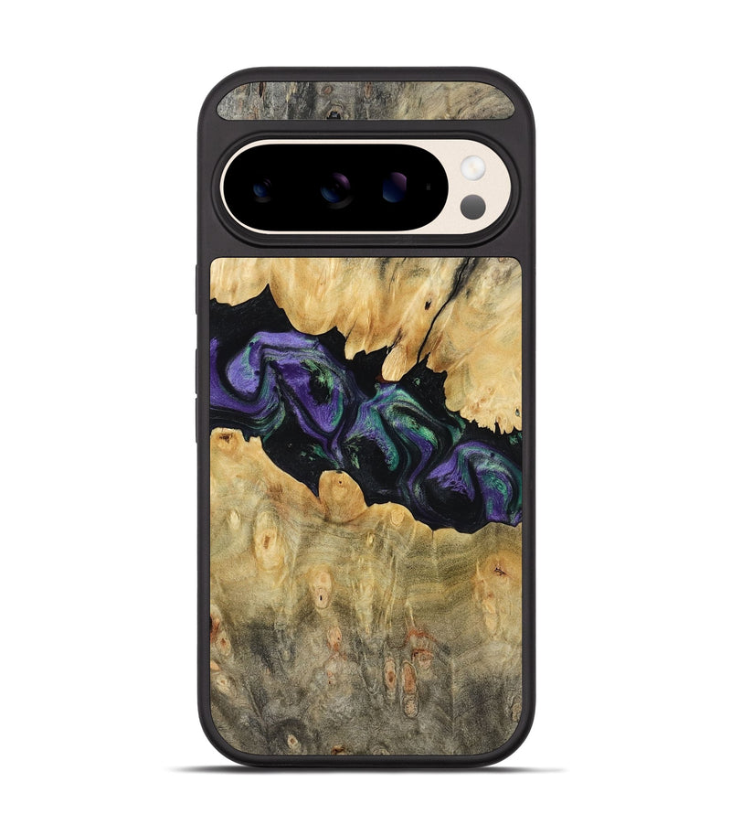 Pixel 10 Wood Phone Case - Lilia (Purple, 800412)