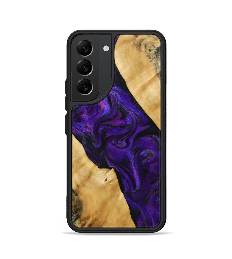 Galaxy S22 Wood Phone Case - Marcos (Purple, 800413)