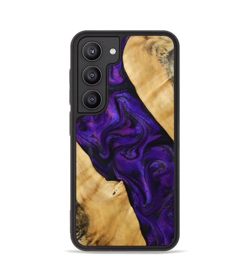 Galaxy S23 Wood Phone Case - Marcos (Purple, 800413)