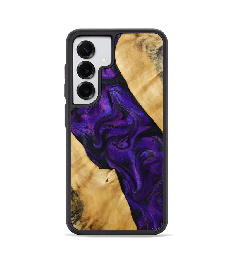 Galaxy S25 Wood Phone Case - Marcos (Purple, 800413)