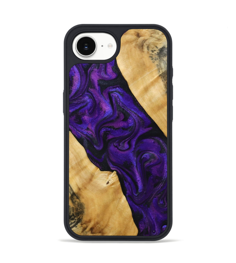 iPhone 16e Wood Phone Case - Marcos (Purple, 800413)