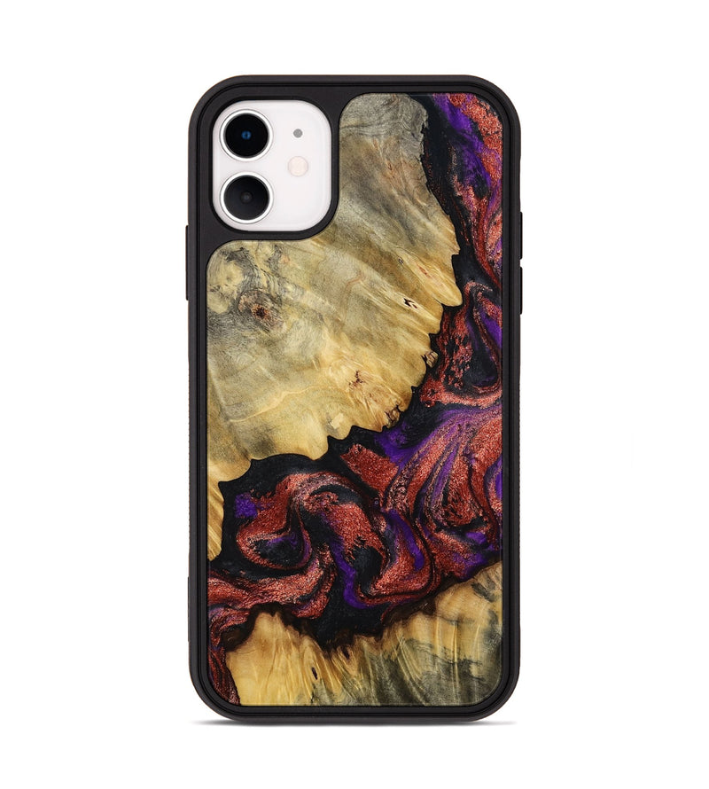 iPhone 11 Wood Phone Case - Konner (Purple, 800415)