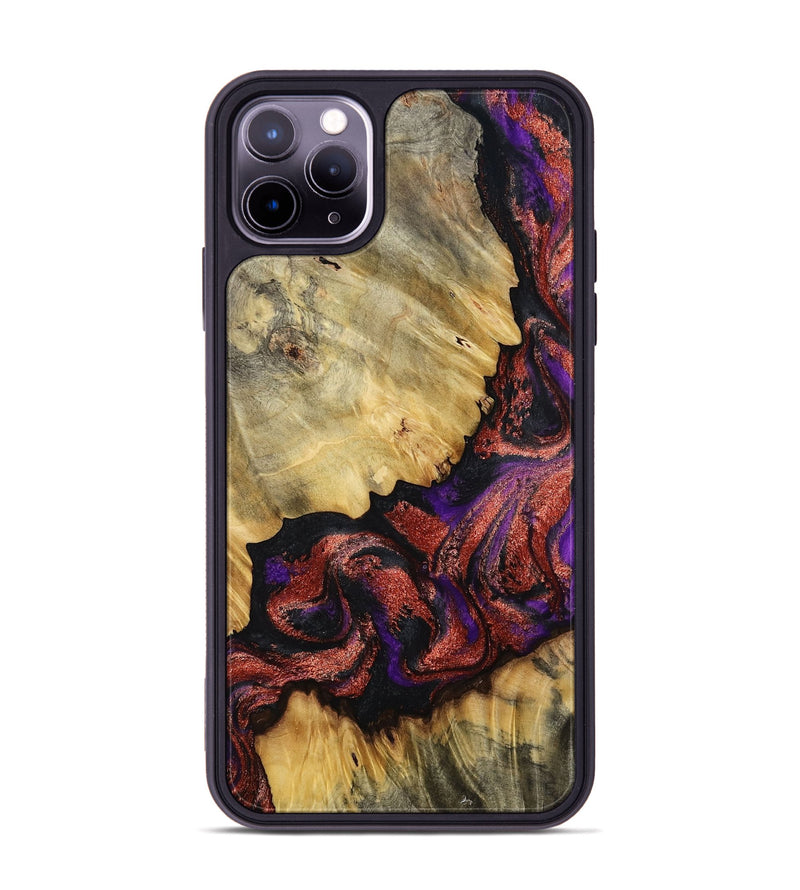 iPhone 11 Pro Max Wood Phone Case - Konner (Purple, 800415)