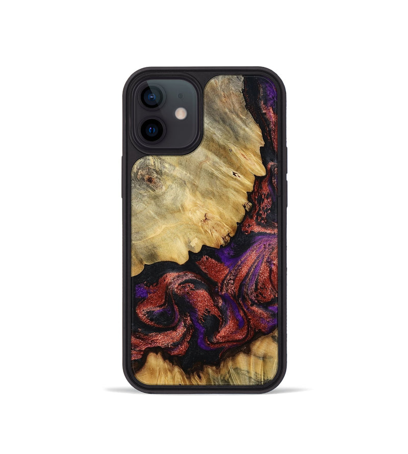 iPhone 12 mini Wood Phone Case - Konner (Purple, 800415)