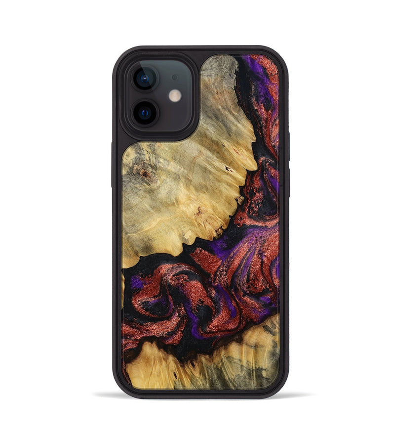 iPhone 12 Wood Phone Case - Konner (Purple, 800415)